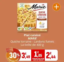 Coccinelle Express MARIE Plat cuisiné offre