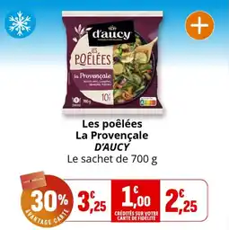 Coccinelle Express D'AUCY Les poêlées La Provençale offre