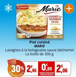 Coccinelle Express MARIE Plat cuisiné offre
