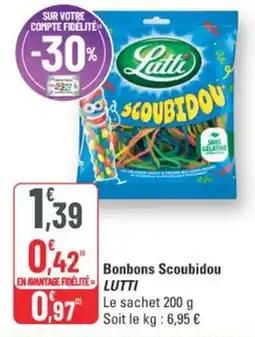 G20 Bonbons scoubido lutti offre
