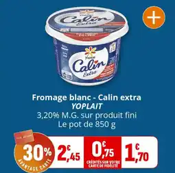 Coccinelle Express YOPLAIT Fromage blanc - Calin extra offre