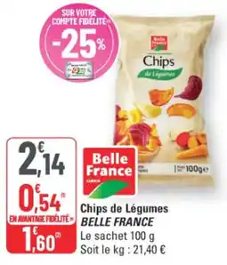 G20 Chips de légumes belle france offre