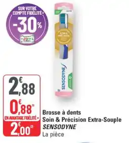 G20 Brosse à dents soin & précision extra-souple sensodyne offre