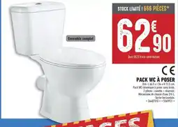 Brico Cash Pack wc à poser offre
