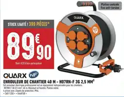 Brico Cash Quarx enrouleur de chantier offre