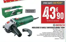 Brico Cash Bosch meuleuse d'angle universalgrind 750w offre