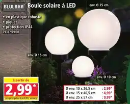 Norma Blulaxa boule solaire à led offre