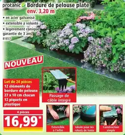 Norma Protanic bordure de pelouse plate offre