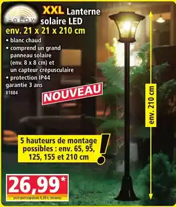 Norma Xxl lanterne solaire led offre