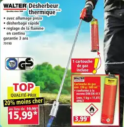 Norma Walter désherbeur thermique offre
