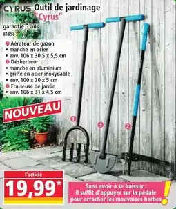 Norma Cyrus outil de jardinage cyrus offre