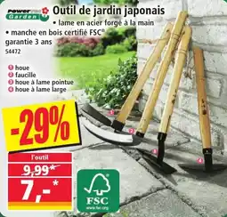 Norma Outil de jardin japonais offre