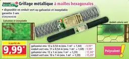 Norma Grillage métallique à mailles hexagonales offre