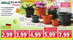 Norma Power garden pot de fleurs cilindro offre