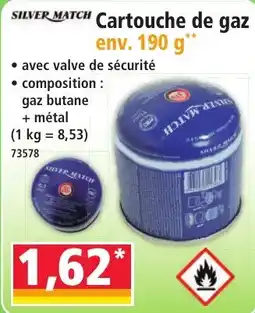 Norma Silver match cartouche de gaz offre