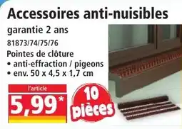 Norma Accessoires anti-nuisibles offre