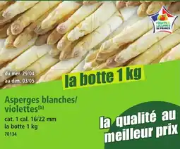 Norma Asperges blanches violettes offre