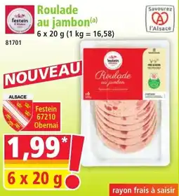 Norma Roulade au jambon offre