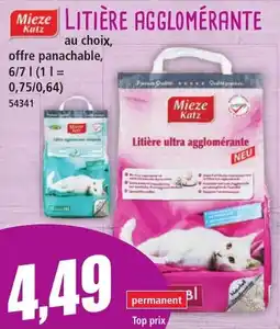 Norma Mieze katz litière agglomérante offre