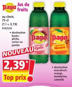 Norma Pago jus de fruits offre