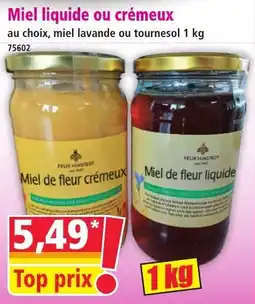 Norma Miel liquide ou crémeux offre
