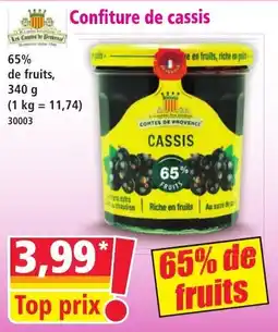 Norma Confiture de cassis offre