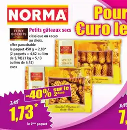 Norma Feiny biscuits petits gâteaux secs offre