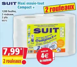Norma Suit maxi essuie-tout compact + offre