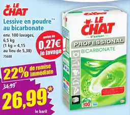 Norma Lessive en poudre au bicarbonate offre