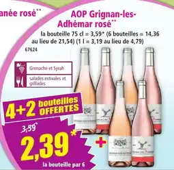 Norma Aop grignan-les adhémar rosé offre