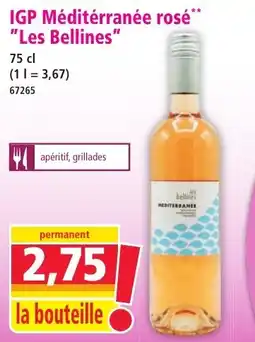 Norma Igp méditérranée rosé les bellines offre