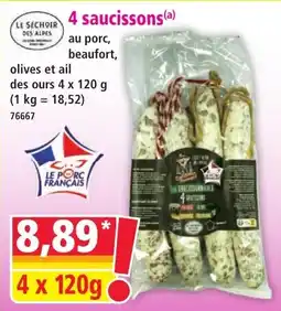 Norma 4 saucissons offre