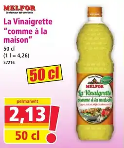 Norma Melfor la vinaigrette comme à la maison offre