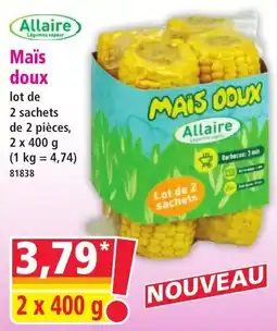 Norma Maïs doux offre