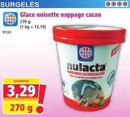 Norma Glace noisette nappage cacao offre