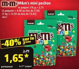 Norma M&m's mini pochon offre