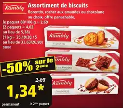 Norma Kambly assortiment de biscuits offre