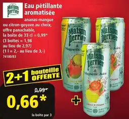 Norma Maison terrier eau pétillante aromatisée offre