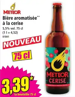 Norma Meteor bière aromatisée à la cerise offre