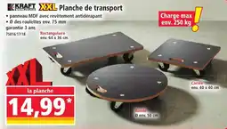 Norma Kraft xxl planche de transport offre