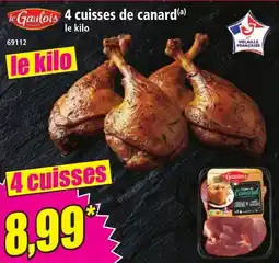 Norma Le gaulois 4 cuisses de canard offre