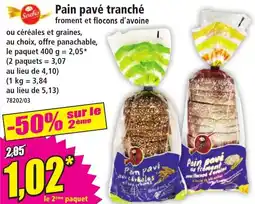 Norma Pain pavé tranché offre