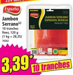 Norma Espuña jambon serrano offre