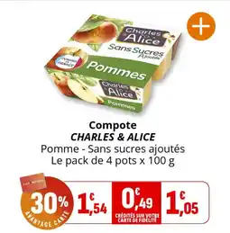 Coccinelle Express CHARLES & ALICE Compote offre