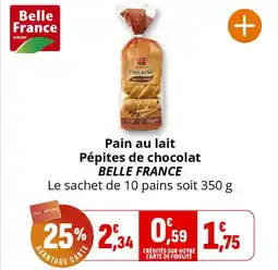 Coccinelle Express BELLE FRANCE Pain au lait Pépites de chocolat offre