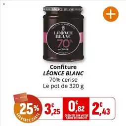 Coccinelle Express LÉONCE BLANC Confiture offre