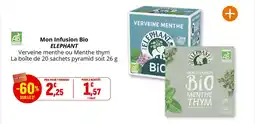 Coccinelle Express ELEPHANT Mon Infusion Bio offre
