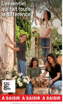 Carrefour T-shirt femme offre