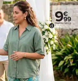 Carrefour Chemise femme offre
