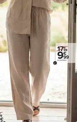 Carrefour Pantalon femme offre